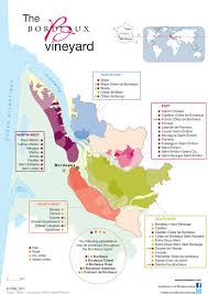 The Bordeaux Vineyard Map Vin Bordeaux Carte Des Vins Vignoble De Bordeaux