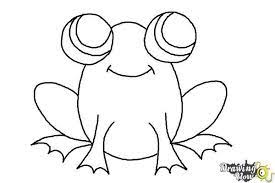 How To Draw A Simple Frog - Step 8 Easy Drawings Drawings Funny Paintings