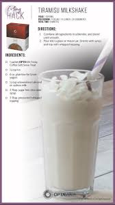 Tiramisu Milkshake Medifast Recipes Lean And Green Meals Optavia Fuelings