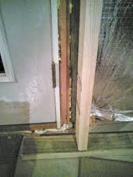 If your interior or exterior door has been kicked in or your door frame has cracked, here are a few tips on how to repair it. How To Frame A Wall Around Existing Exterior Door Home Improvement Stack Exchange