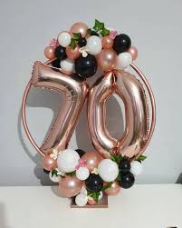70th Birthday Simple Birthday Party Ideas For Mom 70th Birthday Rose Gold Black Balloon Hoop Organic Hoop Gold Birthday Party 70th Birthday Party Ideas For Mom Rose Gold Party Decor
