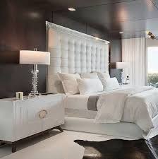 Vintage modern headboard featuring a unique design in rich walnut and elm grain. 75 Beautiful Modern Bedroom Pictures Ideas July 2021 Houzz