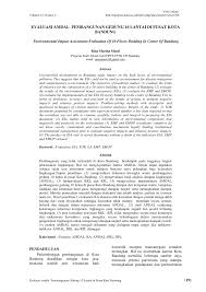 Contoh contoh soal tes untuk bagian kesehatanfull description. Pdf Evaluasi Amdal Pembangunan Gedung 10 Lantai Di Pusat Kota Bandung