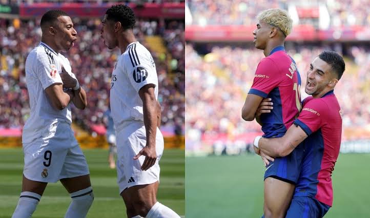Video: el festejo de Lamine Yamal con una provocadora imitación a Mbappé en  el clásico :: Olé - ole.com.ar