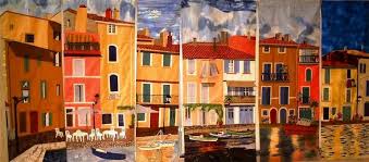 Mirror Bird Martigues Directed By The Club Venelles 13 Paysage Urbain Art Textile Patchwork