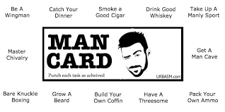 Arrange the circles on the card in a pleasing manner. How To Earn Your Man Card Urbasm