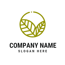 Makeup And Age In 2020 Nature Logo Design Circle Logo Design Eco Logo Design