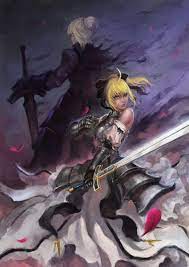 art of sabers alter lily by karasu kame ex 烏龜ex fate type moon fate anime series anime fate