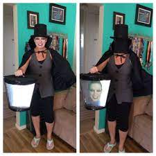 Haunted Mansion Hatbox Ghost Running Costume Left Side Is Running Mode Right Side Pho Disney Costumes For Women Run Disney Costumes Disney Costumes For Kids