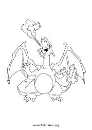 Coloriage du pokemon de type feu et vol de première génération dracaufeu, l'évolution de reptincel pour colorier dracaufeu les couleurs à. Coloriages De Pokemon A Imprimer Gratuitement Pour Les Enfants