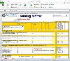 Minimum staff training needs for the categories identified. Training Matrix Matrix Visual Management Skills