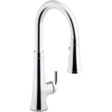 Jul 22, 2021 · 18 in. Kohler K 23766 Cp Polished Chrome Tone 1 5 Gpm Single Hole Pull Down Kitchen Faucet Faucetdirect Com