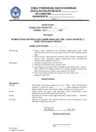 Check spelling or type a new query. Top Pdf Contoh Sk Panitia Uas Ukk Us Un Untuk Sd Tahun 2017 Doc 123dok Com