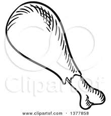 Clipart Of A Black And White Sketched Chicken Drumstick Royalty Free Vector Illustration By Vector Tradition Sm 1377858 Download 1,126 drumstick drawing stock illustrations, vectors & clipart for free or amazingly low rates! clipart of a black and white sketched