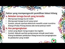 Maybe you would like to learn more about one of these? Pengajian Perniagaan Stpm Semester 1 Pengeluaran Faktor Pemilihan Lokasi Kilang Youtube
