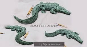 Crocodile Clay Sculpting Sculpting Clay Cute Clay Sculpting