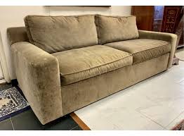Mitchell gold bob williams landry sleeper sofa. Pottery Barn Mitchell Gold Brown Velvet Sleeper Sofa Delivery Available 2360 Auctionninja Com