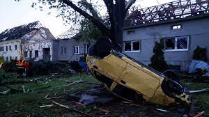 A tornado is seen in hodonin, czech republic. Pcghpsrleknuum