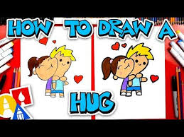 How To Draw A Hug For National Hug Day Youtube Art For Kids Hub Drawing For Kids Art For Kids