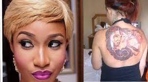 Last week, the media and internet was buzzing with pics of nollywood actress,tonto dikeh's new tattoo. See The Meaning Of Tonto Dikeh S Tattoo Photos Theinfong