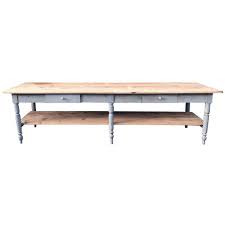 French Antique Drapers Bakers Table Kitchen Island Vintage French Country Kitchens Kitchen Design Open Antique French Furniture