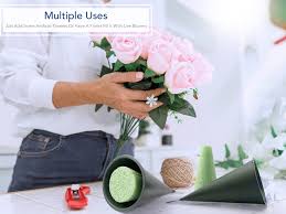 Maybe you would like to learn more about one of these? 2 Cemetery Flower Vase Cones For Graveside Memorial With Metal Stake And Styrofoam Royal Imports