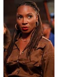 Found Shanola Hampton Brown Shirt