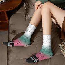 Shinobu Pattern Socks Male Mens Women Winter Stockings Polyester -  AliExpress