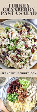 This fall harvest pasta salad is a festive cold pasta dish made with fresh and seasonal ingredients, topped with a deliciously sweet honey poppyseed dressing! Turkey Cranberry Pasta Salad Spend With Pennies