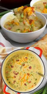Creamy Potato Soup With Bacon Ruth Recettessaines En 2020 Recettes De Cuisine Recette Soupe Pomme De Terre