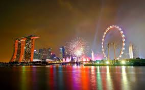 First held in 2004 at marina bay, the event was initially known as the singapore fireworks festival and organised by unusual productions.the amount of fireworks used has grown in magnitude over the past three years, from 4,000 rounds. National Day Parade Singapore Fireworks Wallpaper 2560x1600 220430 Wallpaperup