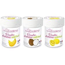 Why not make quality your tradition, too? 3 Natural Food Flavoring Powders Banana Coconut Lemon
