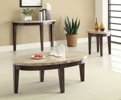 Accent your living room with a coffee, console, sofa or end table. 701888 3pc Coffee Table Set By Coaster W Cream Marble Top