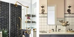 This stunning little space from 2 bees in a pod utilizes large marble tile flooring, which helps to widen the space. Creative Bathroom Tile Design Ideas Tiles For Floor Showers And Walls In Bathrooms