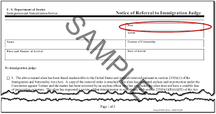 Local business in bangkok, thailand. Dhs Notice Of Referral To Ij Form I 863