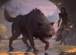 Arlinn S Wolf War Of The Spark Art In 2020 Mtg Art Wolf Character Fantasy Wolf