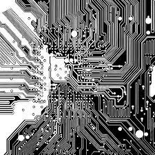 Carte De Circuit Informatique En Vecteur Illustration Vectorielle Dessin De Roses Cartographie