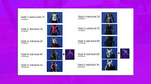 63 veritable fortnite season 5 level chart