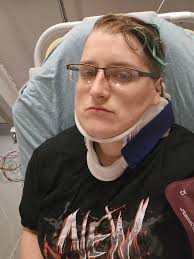 Funny little trivia but I just found out but Keith David broke his hand in  a car accident so if you look at his hand in this scenario that's why it  looks