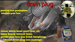 Maybe you would like to learn more about one of these? Produa Kancil Isu Drain Plug Threed Lose Ganti Minyak Gear Box Youtube