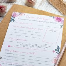 Ihr sucht eine alternative zum klassischen „weißen gästebuch für eure hochzeit? Fragekarten Gastebuch Watercolour Blumen Format A5 Farbgold