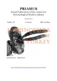 PDF) Hymenoptera of Turkey. Priamus (Suppl.) 38: 1-393, maps