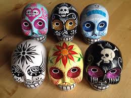 Reduced Your Choice Hand Painted Ceramic Sugar Skulls Day Of The Dead Dia De Los Muertos Decor From Temple Adorn Ceramic Painting Sugar Skull Sugar Skull Art