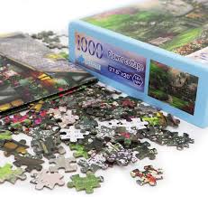 The puzzle box measures 8 x 11. Buy Jigsaw Puzzles 1000 Piece For Adults For Kids 1000 Piece Puzzles For Adults Flower Cottage Premium Quality Puzzle Game Toys Includes Image Poster Missing Piece Support Relaxing Hobby Online In Indonesia B08qyv1kzk