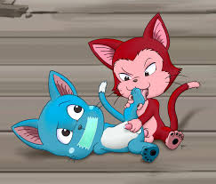 Rule34 - If it exists, there is porn of it  forerest, happy (fairy tail),  lector (fairy tail)  1139960