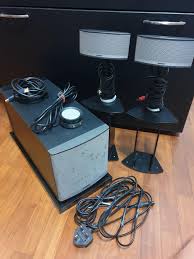 Bose Companion 5 Multimedia Speaker System Graphite Silver Audio Soundbars Speakers Amplifiers On Carousell