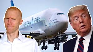 Often referred to by the nickname jumbo jet or queen of the skies, it is among the world's most recognizable aircraft, and was the first widebody ever produced. Boeing Dreamlifter Pilot Reacts To President Trump Youtube