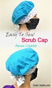 Choose a fun fabric print and the surgical scrub cap tutorial that works best for your sewing skill level. Surgical Cap Sewing Pattern Free Printable Agnes Creates Sewing Patterns Free Scrub Hat Patterns Scrub Caps Pattern