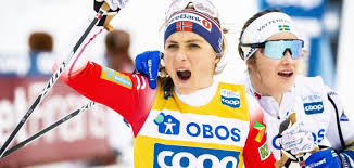 Jag hade gärna tagit den utmaningen men. Langlauf Weltcup Falun Johaug Bezwingt Andersson Im Massenstart Xc Ski De Langlauf