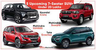 This suv comes in the manual and automatic transmission system. 5 Upcoming 7 Seater Suvs Under Rs 20 Lakhs Mg Hector Plus To Xuv500